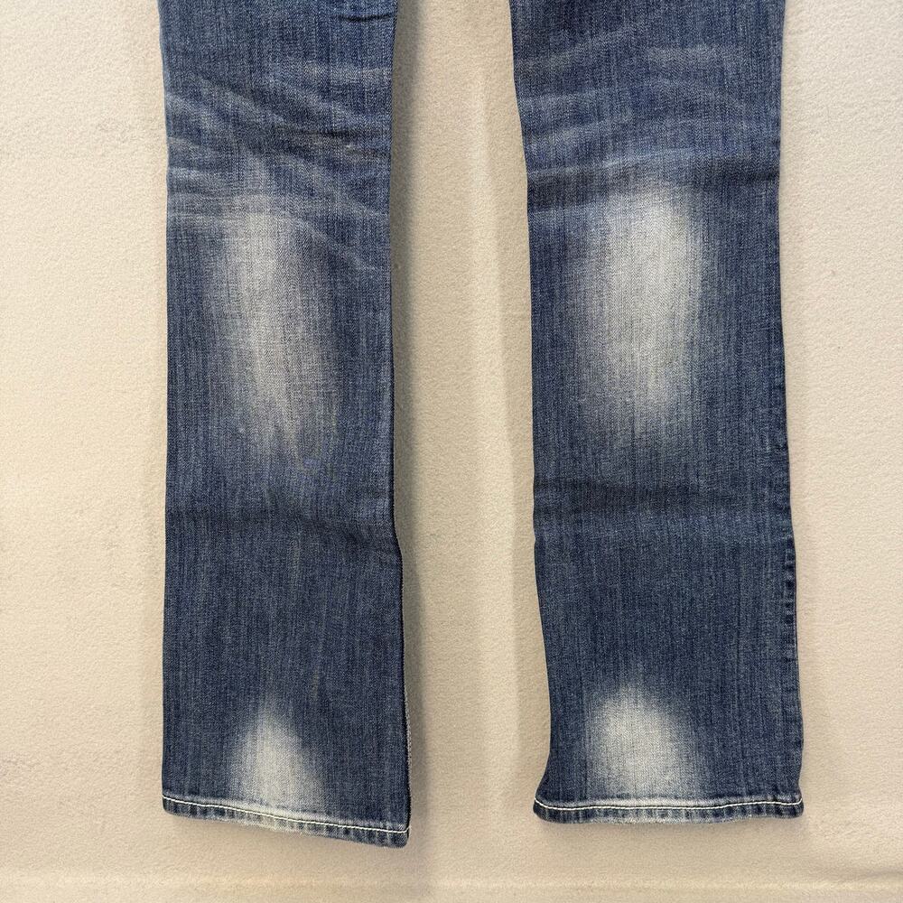 Miss Me Jeans Women's 27x33 (4) Blue Signature Boot Tall Western Bling EUC - Picture 7 of 16
